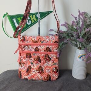 NWT Disney Vera Bradley Triple Zip Hipster